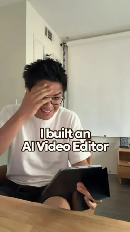 Instagram reel &mdash; the editing tool I built with Claude