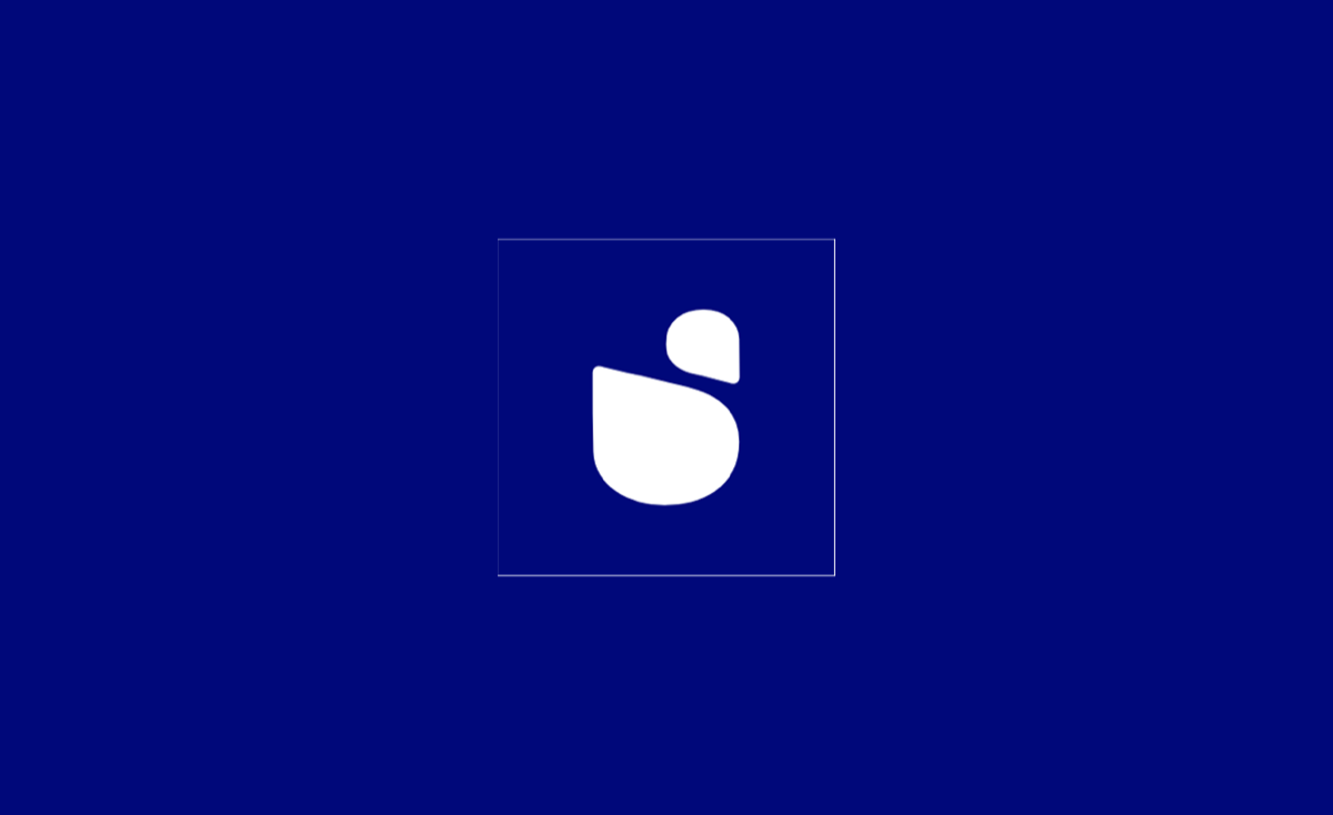 The Sipful icon alone: a rounded cup form with a small rounded drop resting on its upper right, in white on the brand blue.